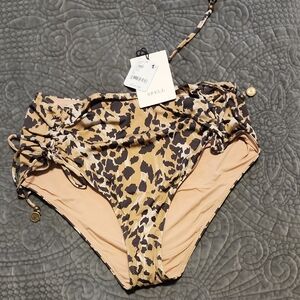 Spell Animal Print Bikini Bottoms belle mare